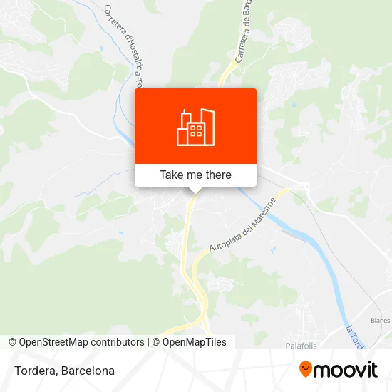 Tordera map