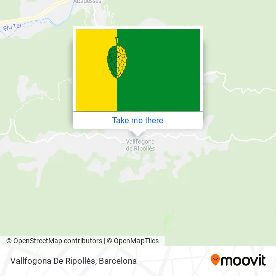 Vallfogona De Ripollès map