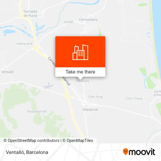 Ventalló map