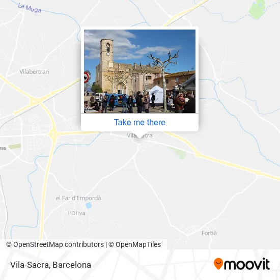 Vila-Sacra map