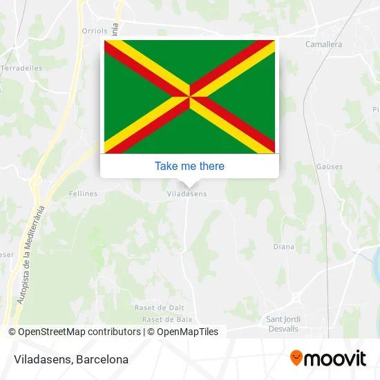 Viladasens map