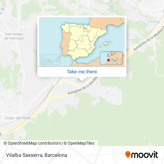 Vilalba Sasserra map