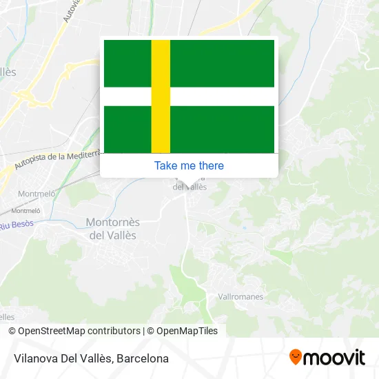 Vilanova Del Vallès map