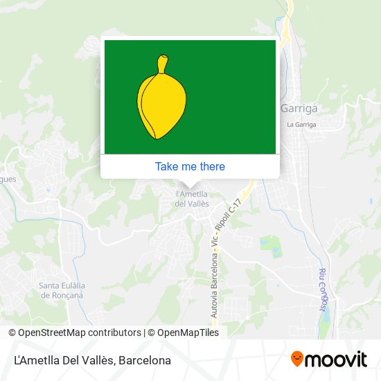 L'Ametlla Del Vallès map