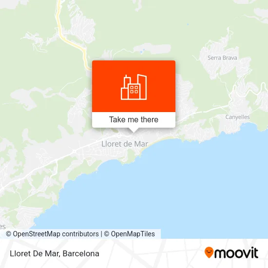 Lloret De Mar map