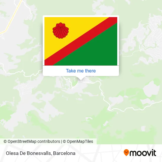 Olesa De Bonesvalls map