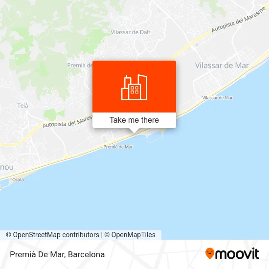 Premià De Mar map