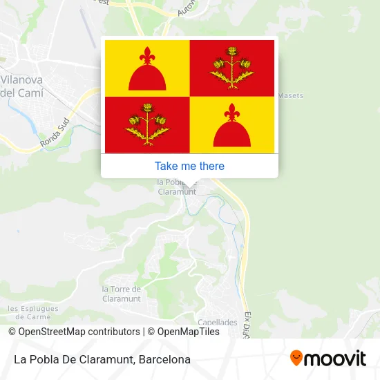 La Pobla De Claramunt map
