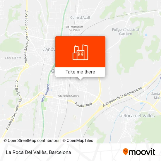 La Roca Del Vallès map