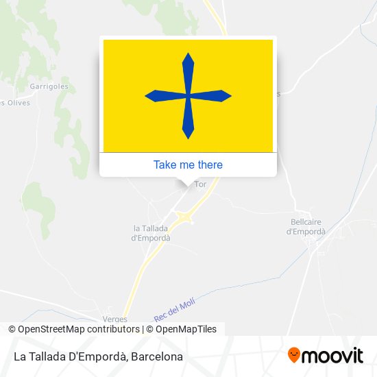 La Tallada D'Empordà map