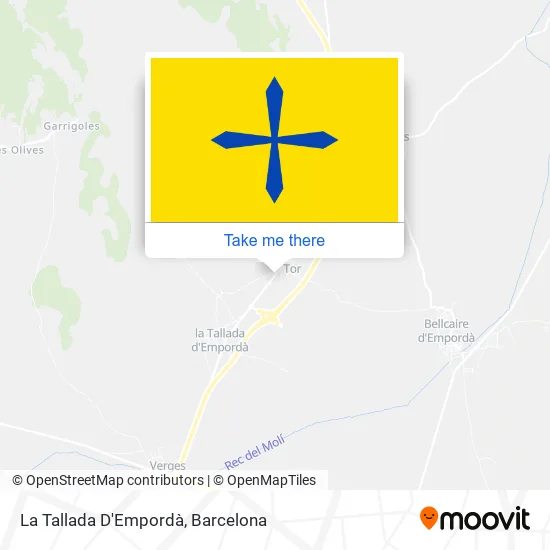 La Tallada D'Empordà map