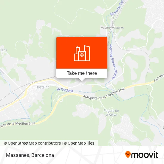 Massanes map