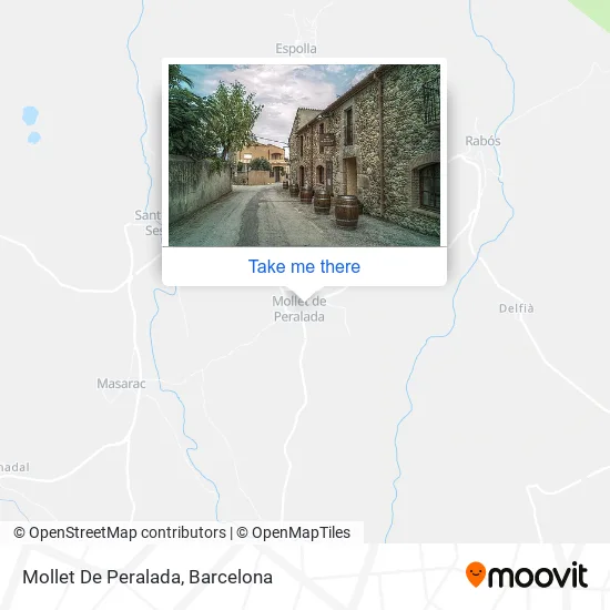 Mollet De Peralada map