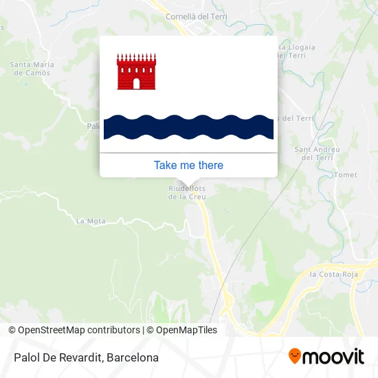 Palol De Revardit map