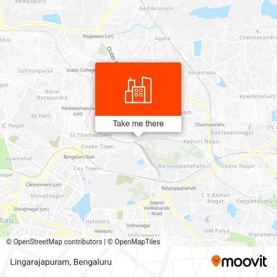 Lingarajapuram map