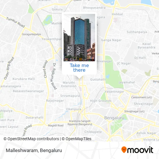 Malleshwaram map