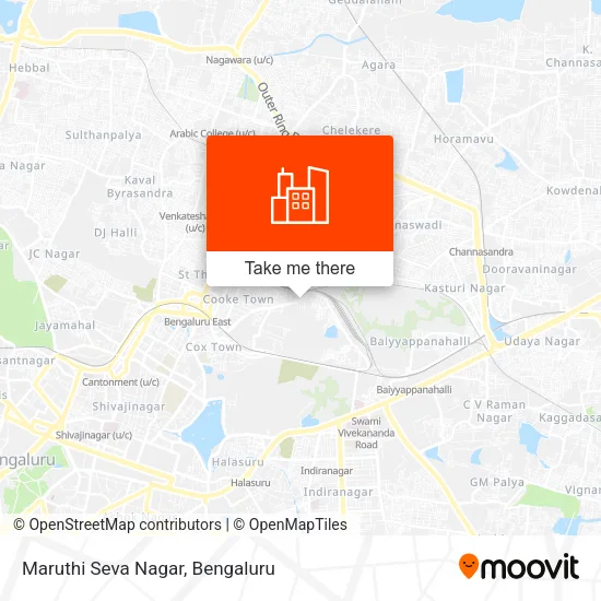 Maruthi Seva Nagar map