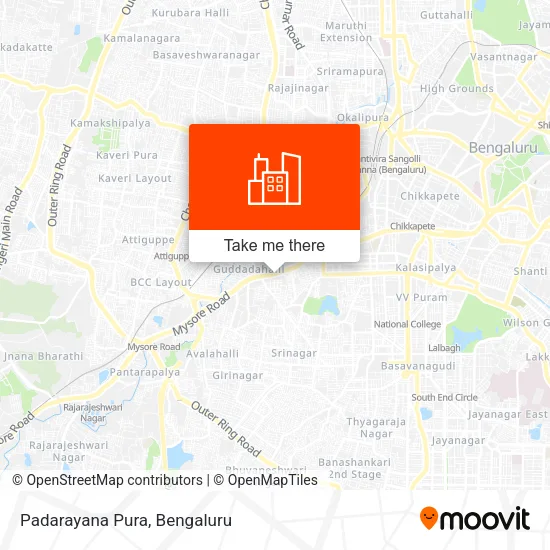 Padarayana Pura map