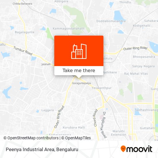 Peenya Industrial Area map