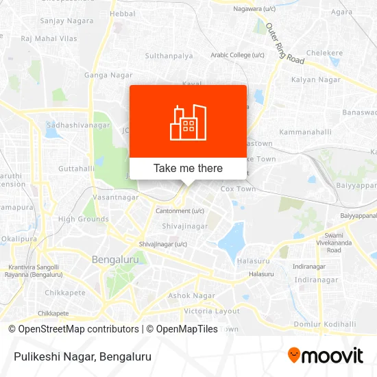 Pulikeshi Nagar map