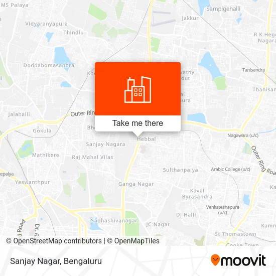 Sanjay Nagar map