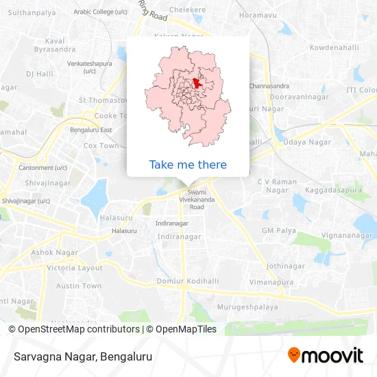 Sarvagna Nagar map