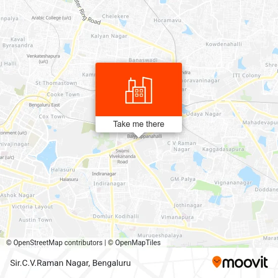 Sir.C.V.Raman Nagar map