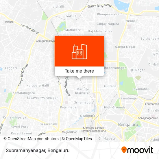 Subramanyanagar map