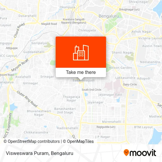 Visweswara Puram map