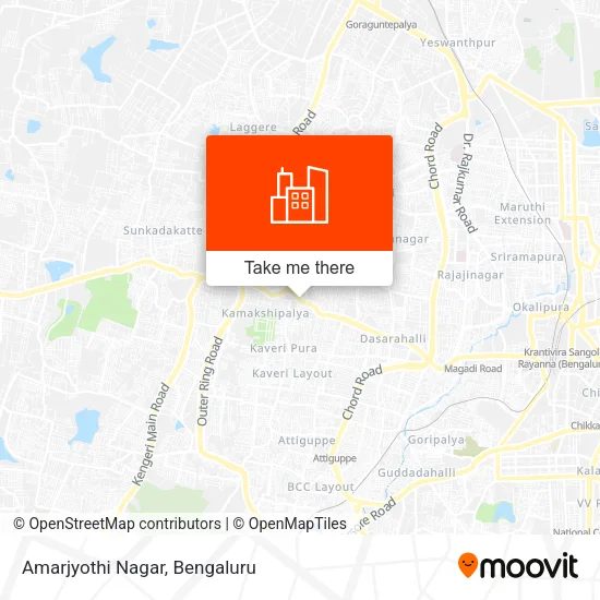 Amarjyothi Nagar map
