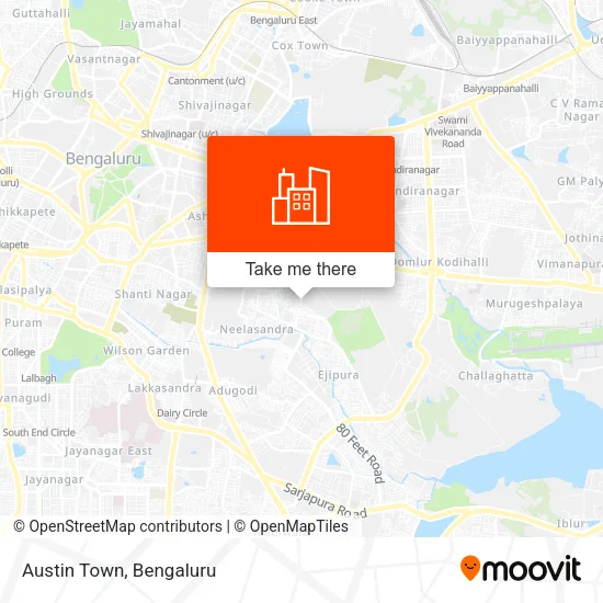 Austin Town map