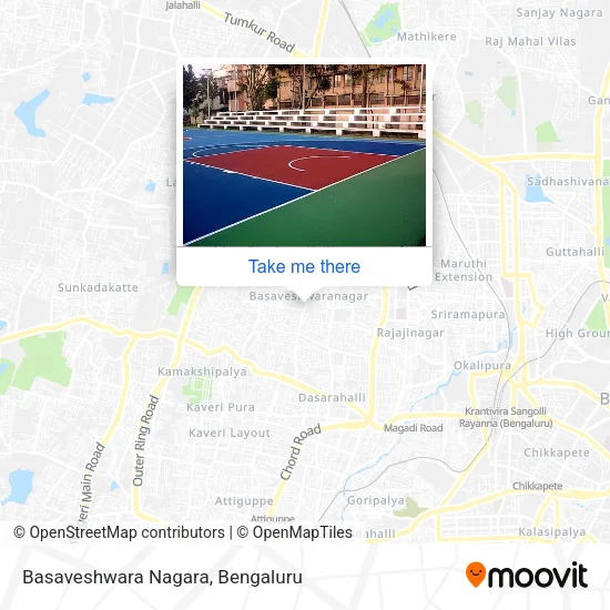 Basaveshwara Nagara map