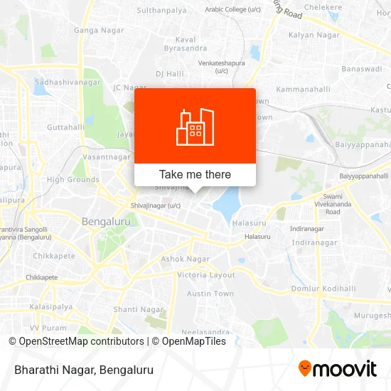 Bharathi Nagar map