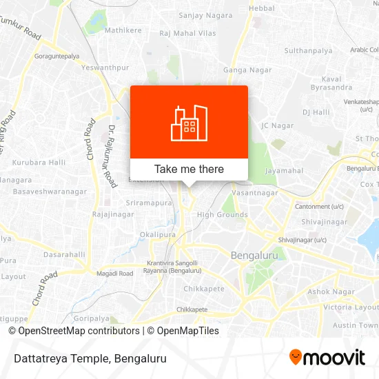 Dattatreya Temple map