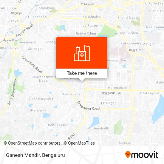 Ganesh Mandir map