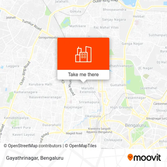 Gayathrinagar map