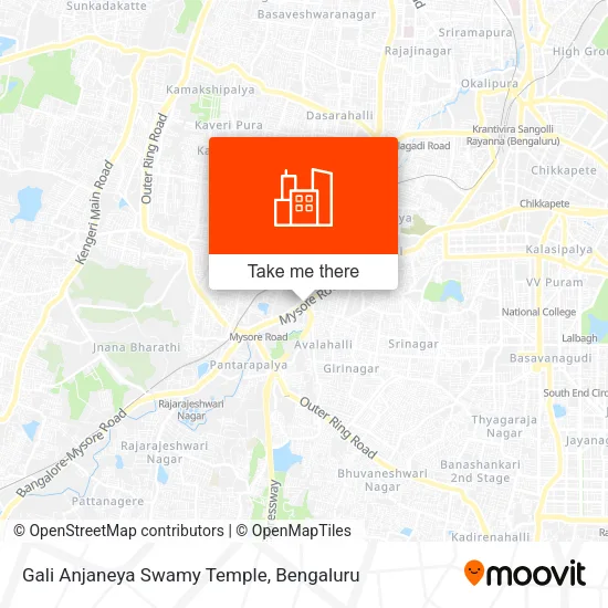 Gali Anjaneya Swamy Temple map