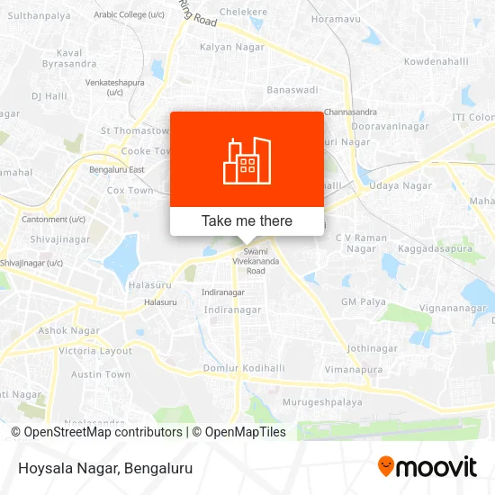 Hoysala Nagar map