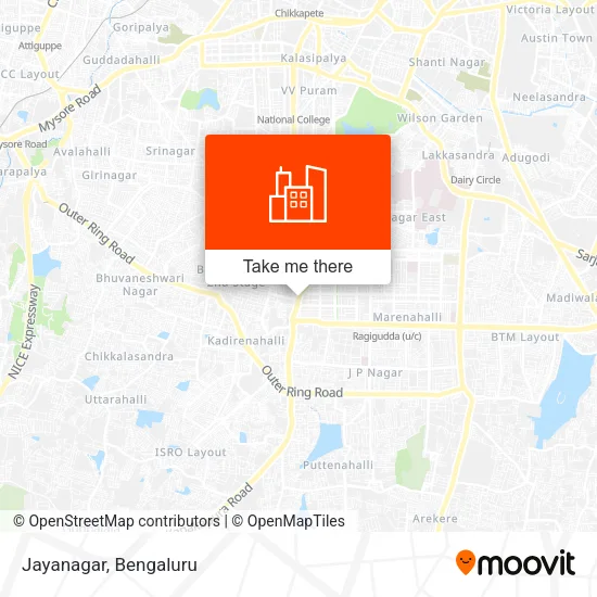 Jayanagar map