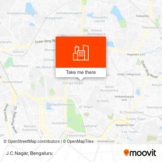 J.C.Nagar map