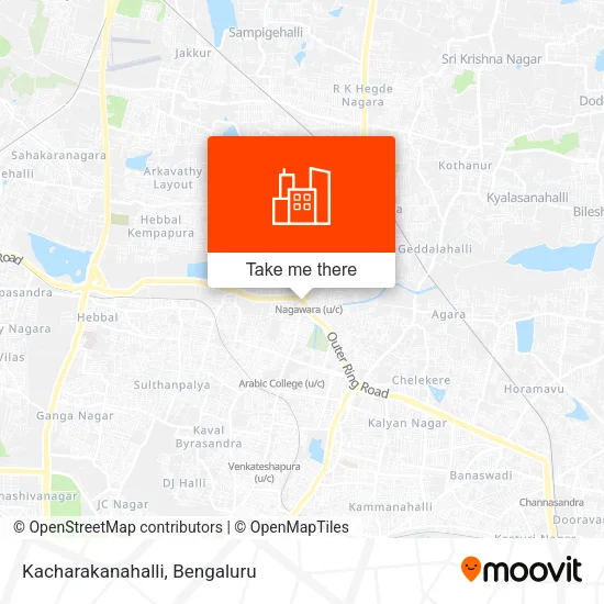 Kacharakanahalli map