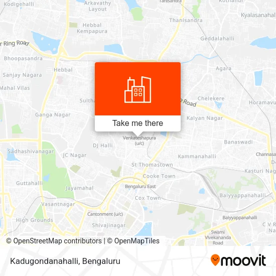 Kadugondanahalli map