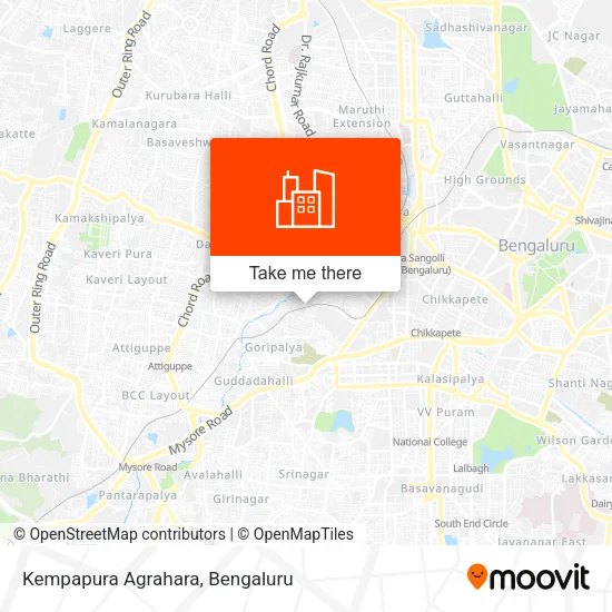 Kempapura Agrahara map