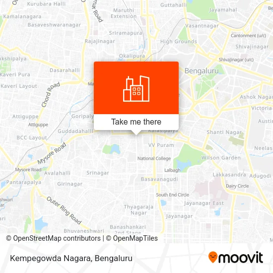 Kempegowda Nagara map