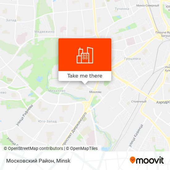 Московский Район map