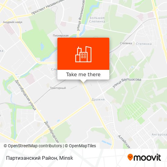 Партизанский Район map