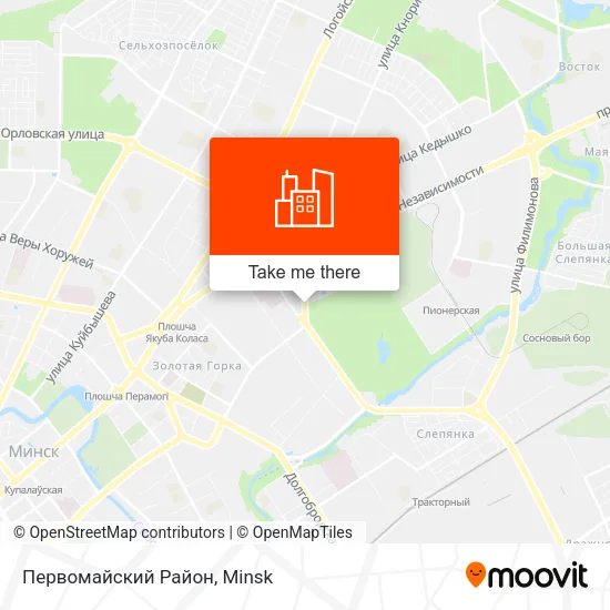 Первомайский Район map