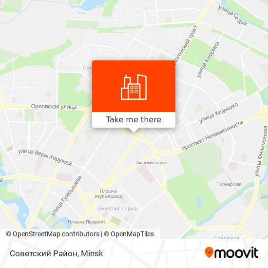 Советский Район map