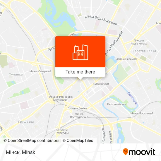 Мінск map