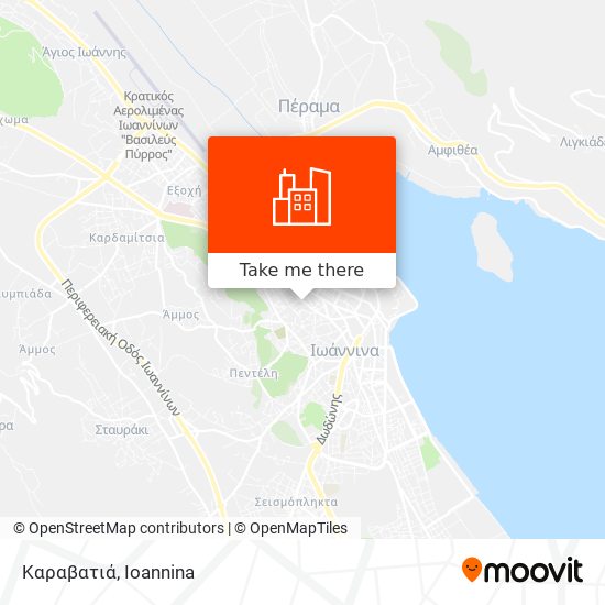 Καραβατιά map